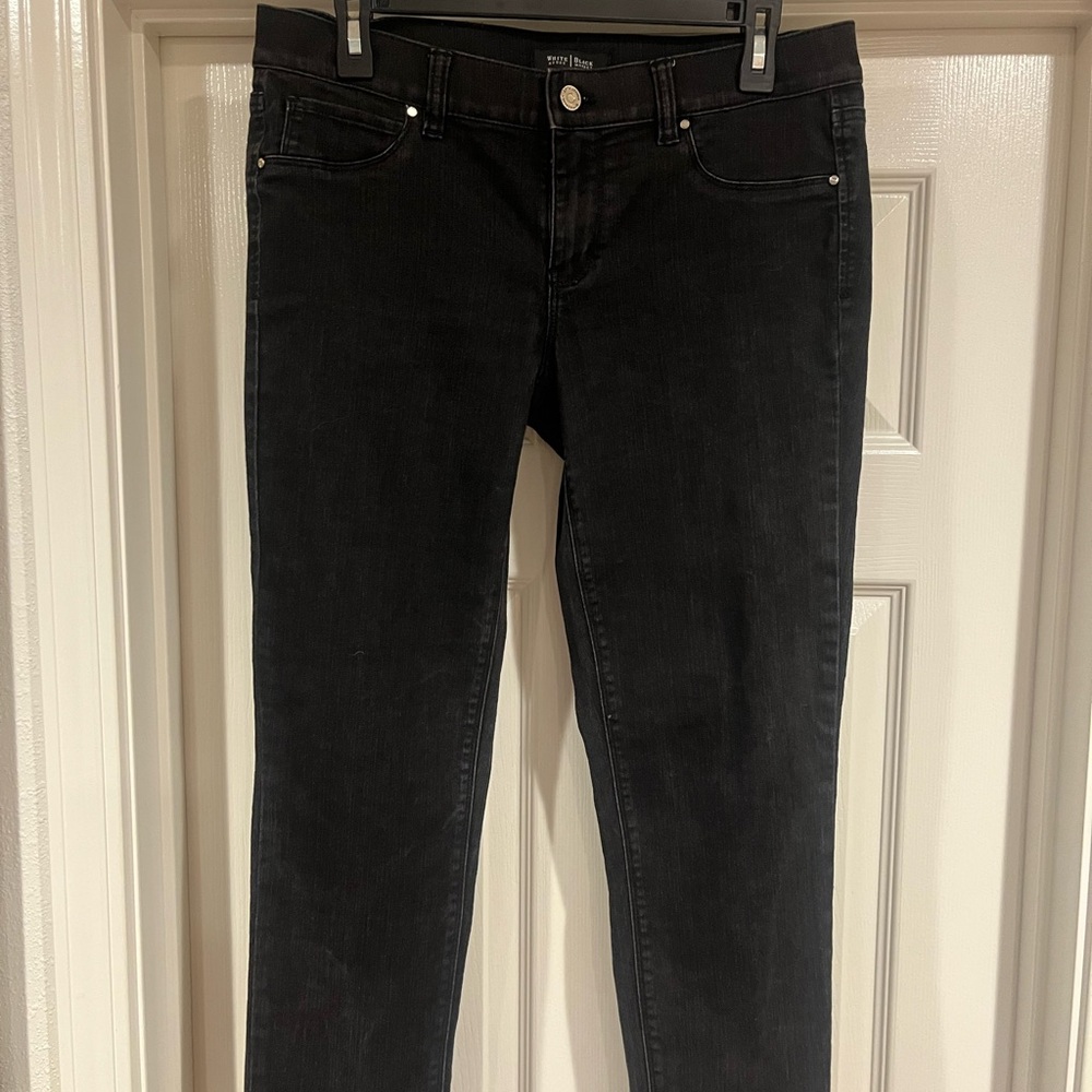 White House Black Market Women's Black Skinny Jeans